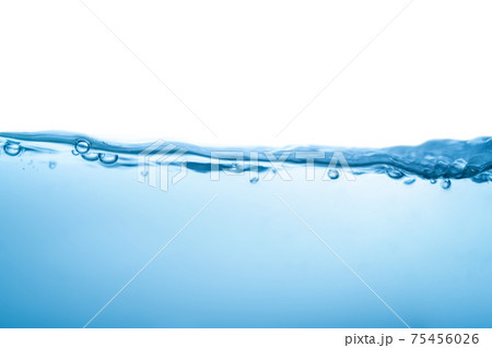 Clear water waves. Water wave isolated on white background Clear water waves. Water wave isolated on white background 75456026