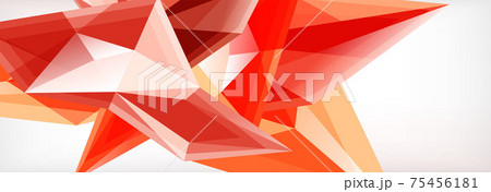 Vector 3d triangles and pyramids abstract background for business or technology presentations, internet posters or web brochure covers Vector 3d triangles and pyramids abstract background for business or technology presentations, internet posters or web brochure covers 75456181