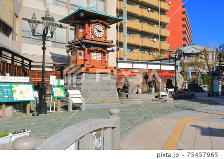 【愛媛県】坊っちゃんカラクリ時計と足湯 75457965