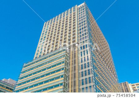 東京ミッドタウン周辺の都市風景の写真素材