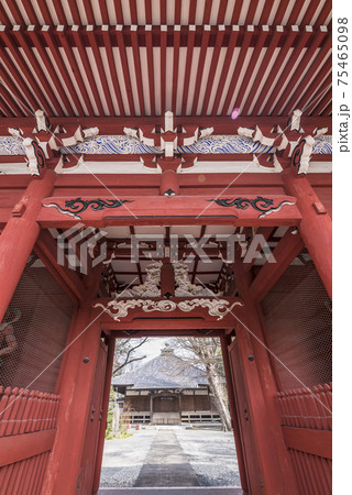 山門 仁王門 妙光院 府中市 山門 仁王門 妙光院 府中市 75465098