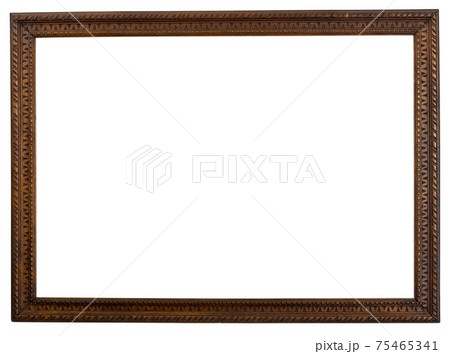 Wood frame or photo frame isolated on the white background. Wood frame or photo frame isolated on the white background. 75465341