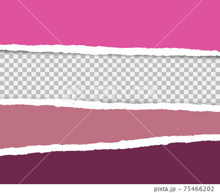 Gray background with copyspace and torn paper edge. Vector illustration. 75466202