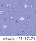 Dainty Dots fun dots and circles in a monochromatic blue color scheme background seamless repeat vector pattern 75467174