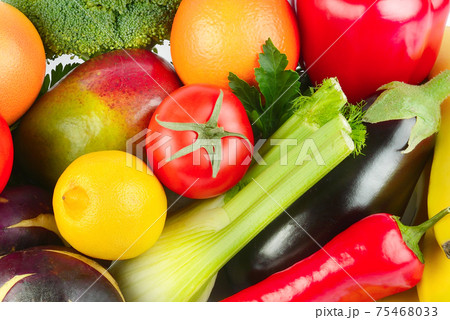 background from the fruits and vegetables. 75468033