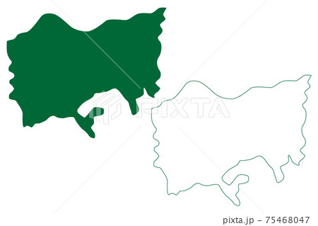 Udalguri district (Assam State, Republic of India) map vector illustration, scribble sketch Udalguri map Udalguri district (Assam State, Republic of India) map vector illustration, scribble sketch Udalguri map 75468047