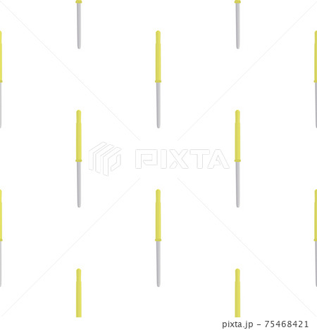 Abstract seamless medical pipette, dropper for laboratory on white background Abstract seamless medical pipette, dropper for laboratory on white background 75468421