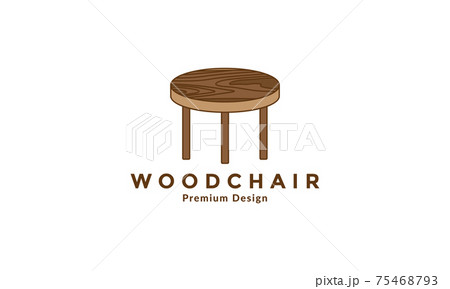 wood chair interior texture logo symbol vector icon illustration design wood chair interior texture logo symbol vector icon illustration design 75468793
