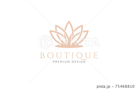 lotus flowers line feminine logo symbol vector icon illustration design lotus flowers line feminine logo symbol vector icon illustration design 75468810