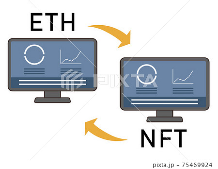 NFT　モニター　画面あり 75469924