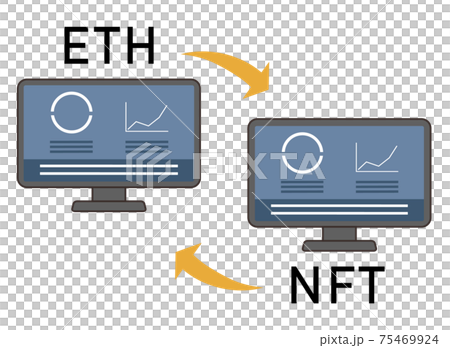 NFT　モニター　画面あり 75469924