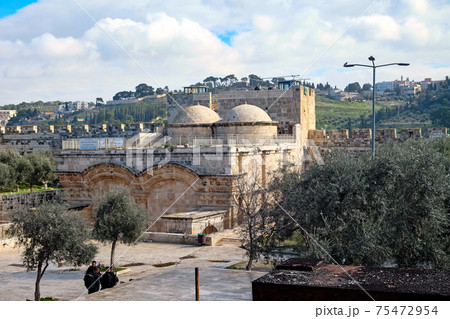 View of the Golden Gate from the Temple Mount 75472954