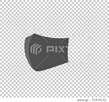 布マスク　ブラック 75474132