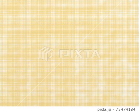 キャンバスを黄色の絵の具で塗ったテクスチャ 75474134