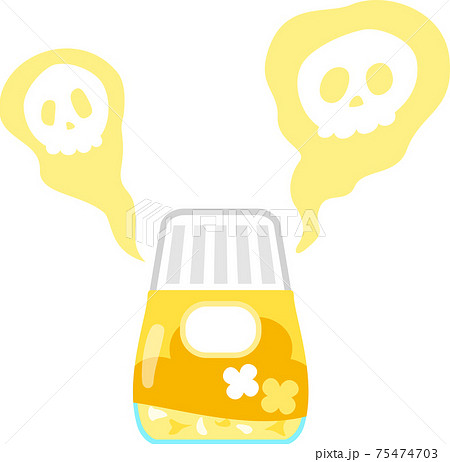 芳香剤とドクロマーク 芳香剤とドクロマーク 75474703