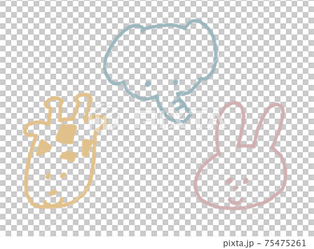 Simple animal illustration Simple animal illustration 75475261