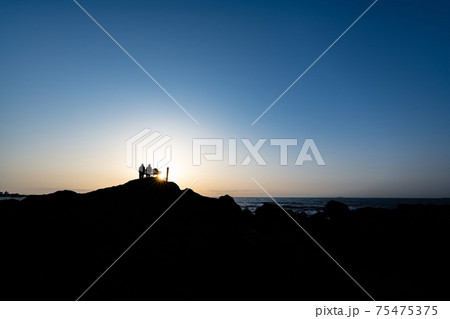 早朝の野島崎 早朝の野島崎 75475375