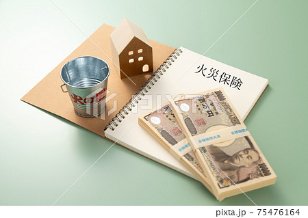 火の用心　火災保険のイメージ 75476164