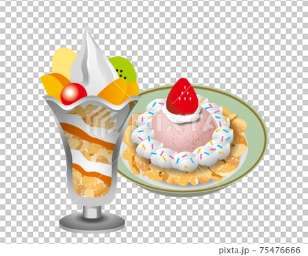 デザートのイラスト 75476666