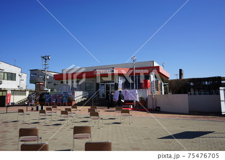 三陸鉄道の最北端久慈駅 三陸鉄道の最北端久慈駅 75476705