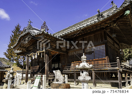 和気神社　拝殿　岡山県和気町 75476834