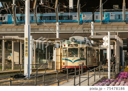 高知県の高知駅と高知駅前駅 高知県の高知駅と高知駅前駅 75478186