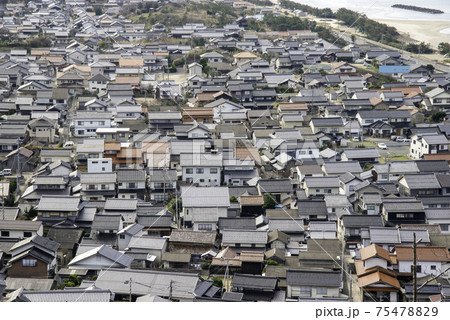 大社町の街並み（島根県出雲市） 75478829