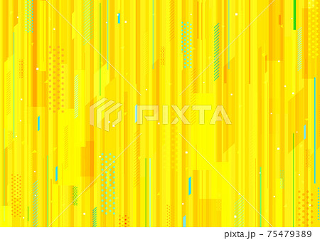 ポップ サイバー イメージ 黄色 ポップ サイバー イメージ 黄色 75479389