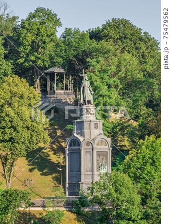 Monument to Vladimir the Great in Kyiv, Ukraine Monument to Vladimir the Great in Kyiv, Ukraine 75479562