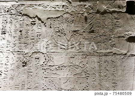 エジプトの古代神殿、ルクソール神殿(Temple of Luxor in Egypt) 75480509