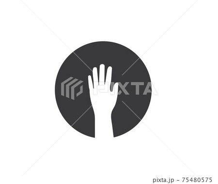 Hand Care Logo Template vector icon Hand Care Logo Template vector icon 75480575