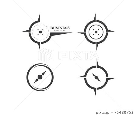 Compass Logo Template vector icon illustration Compass Logo Template vector icon illustration 75480753