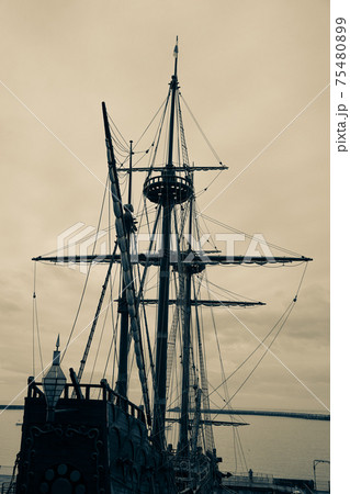 サン・ファン・バウティスタ号の復元船（宮城県石巻市・宮城県慶長使節船ミュージアム） 75480899