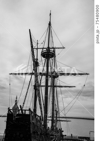 サン・ファン・バウティスタ号の復元船(宮城県石巻市・宮城県慶長使節船ミュージアム) サン・ファン・バウティスタ号の復元船(宮城県石巻市・宮城県慶長使節船ミュージアム) 75480900