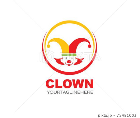 clown illustration vector icon design 75481003