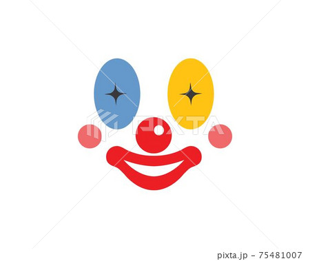 clown face  illustration vector icon design 75481007