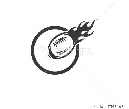 rugby ball icon vector illustration design rugby ball icon vector illustration design 75481024