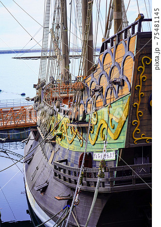 サン・ファン・バウティスタ号の復元船（宮城県石巻市・宮城県慶長使節船ミュージアム） 75481145