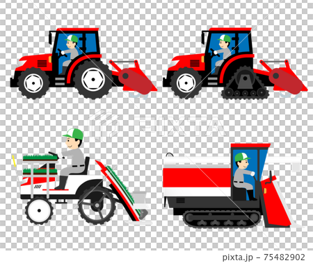 田植え機とコンバイン