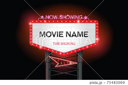 light sign billboard cinema 75483069