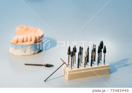Grinding tools and drills for dental technicians Grinding tools and drills for dental technicians 75483440