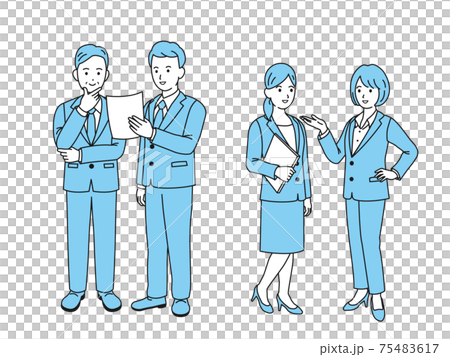 ビジネス 会社員 打ち合わせ 報告 相談 男女 全身 イラスト素材のイラスト素材 ビジネス 会社員 打ち合わせ 報告 相談 男女 全身 イラスト素材のイラスト素材
