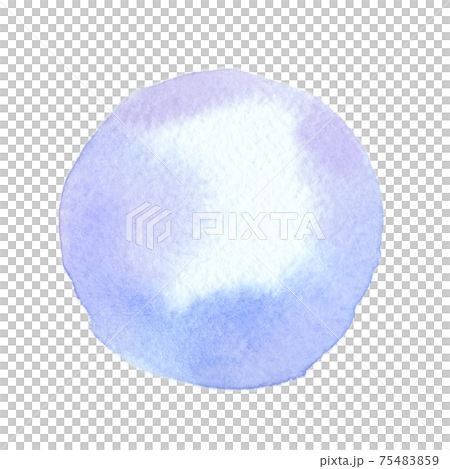 Watercolor circle material (No.16 purple) Analog, paper texture, texture Watercolor circle material (No.16 purple) Analog, paper texture, texture 75483859