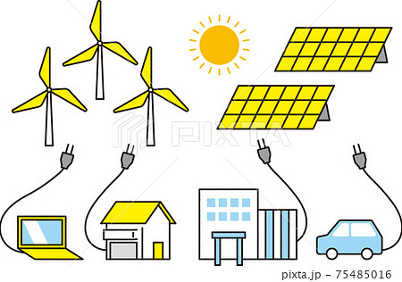 Sdgs7 エネルギーをみんなに そしてクリーンにのイラスト素材