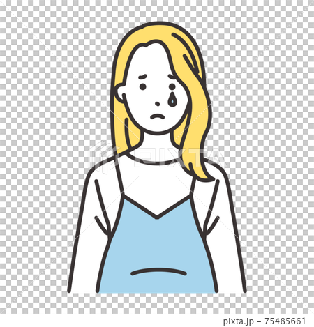 孕婦面部表情哭 孕婦面部表情哭 75485661