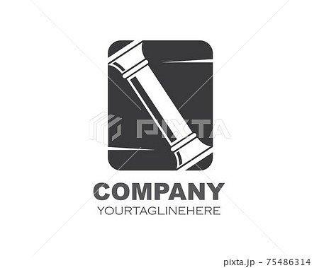 pillar Logo vector Template illustration pillar Logo vector Template illustration 75486314