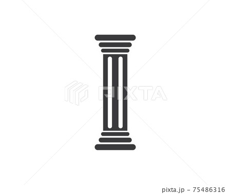 pillar Logo vector Template illustration pillar Logo vector Template illustration 75486316