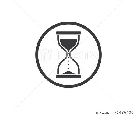 sand clock icon vector illustration design 75486400