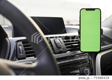 スマートフォン スマホ 自動車 75486429