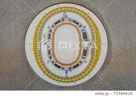 カンセキスタジアムとちぎ　案内サイン 75486616